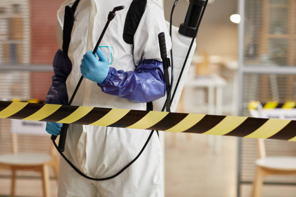 Professional Blood Cleanup technician working in Colgate, WI